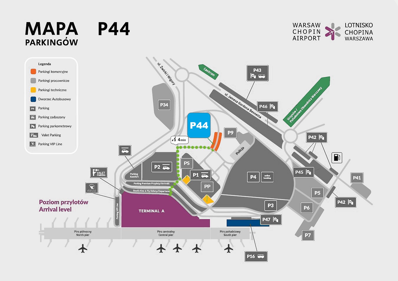 Mapa parkingów