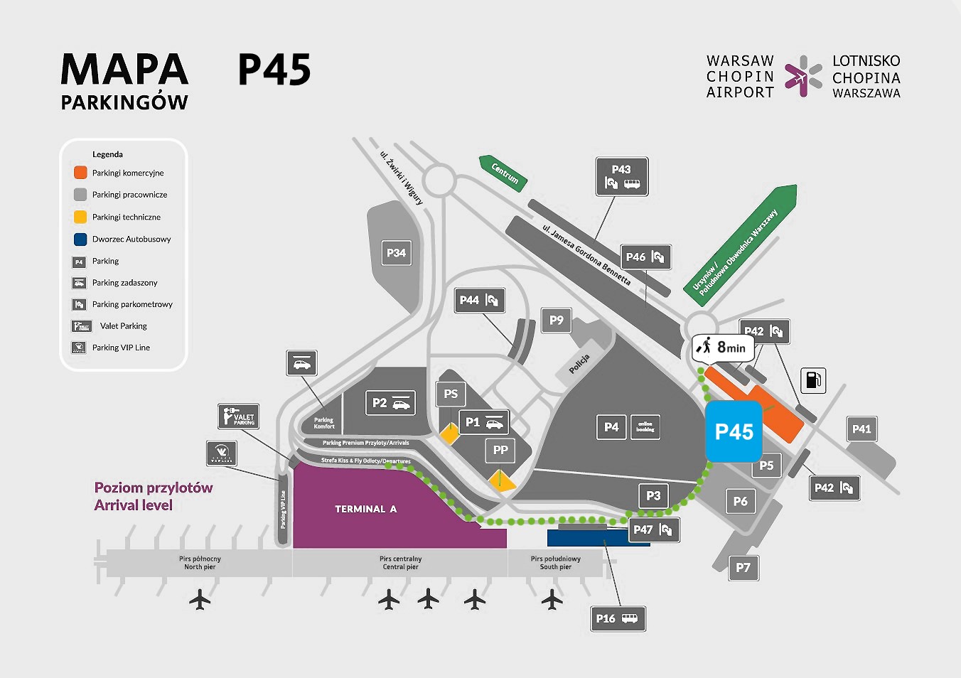 Mapa parkingów