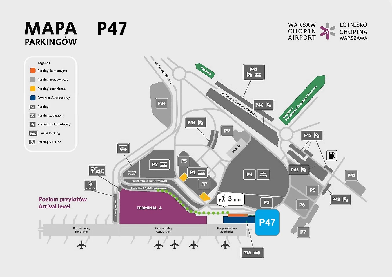 Mapa parkingów